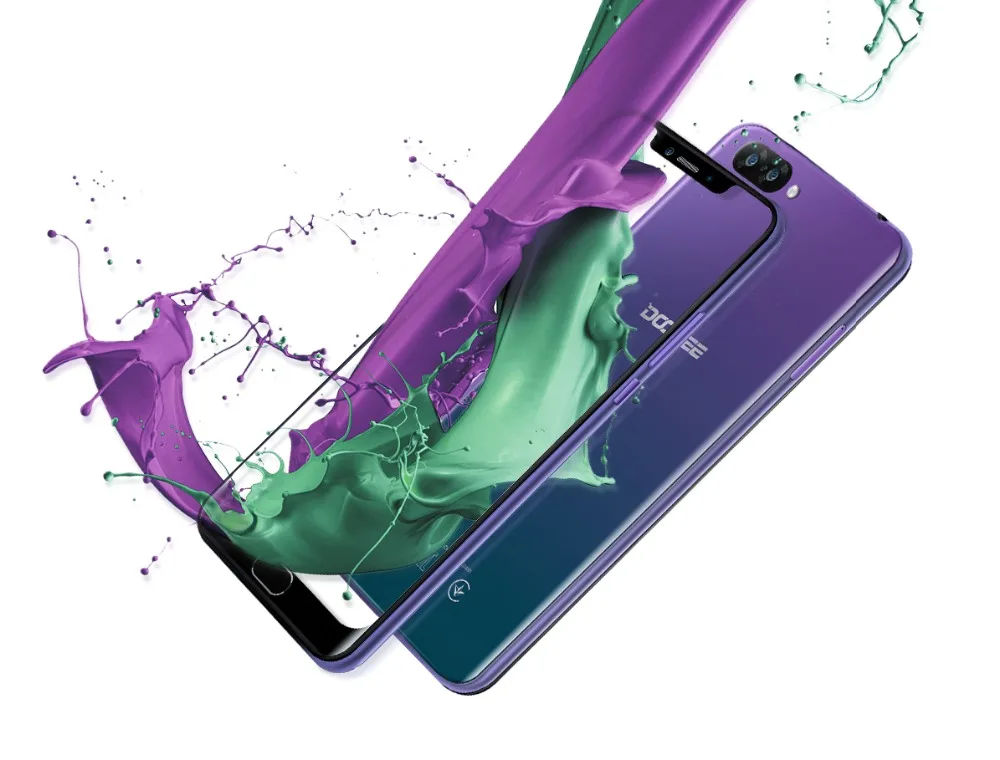 DOOGEE Y7 Plus 4G смартфон 6,18 дюймов MTK6757 Octa Core 6 Гб 64 Гб 16MP 5080 мАч Android 8,1 отпечатков пальцев разблокированная OTG мобильных телефонов
