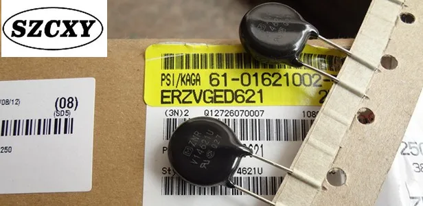 20 шт. оригинальный бренд Новый ERZVGED621 Варистор ZNR V14621U 14D621 14K621 14 мм 620 в|znr|znr varistor |