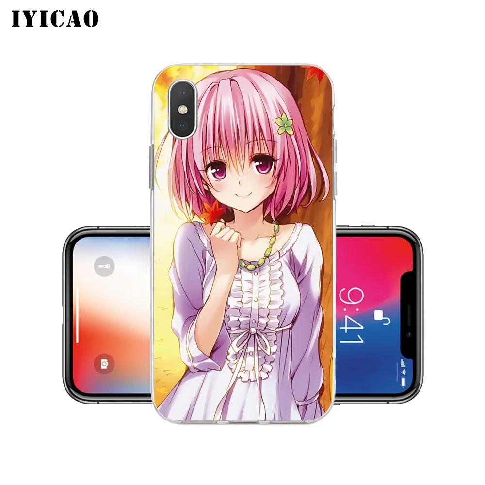 IYICAO To Love Ru Мягкий силиконовый чехол для телефона iPhone X XR XS MAX 6 6s 7 8 Plus 5 5S SE TPU |
