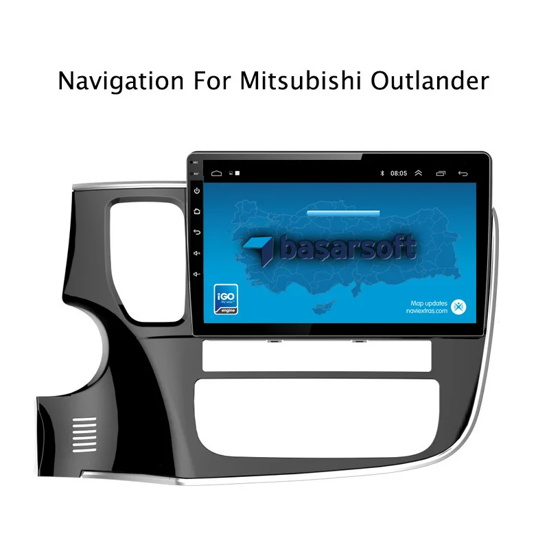 10 1 &quot2.5D Android 8 автомобильный DVD gps плеер для Mitsubishi Outlander 2013 2018 Радио стерео головное