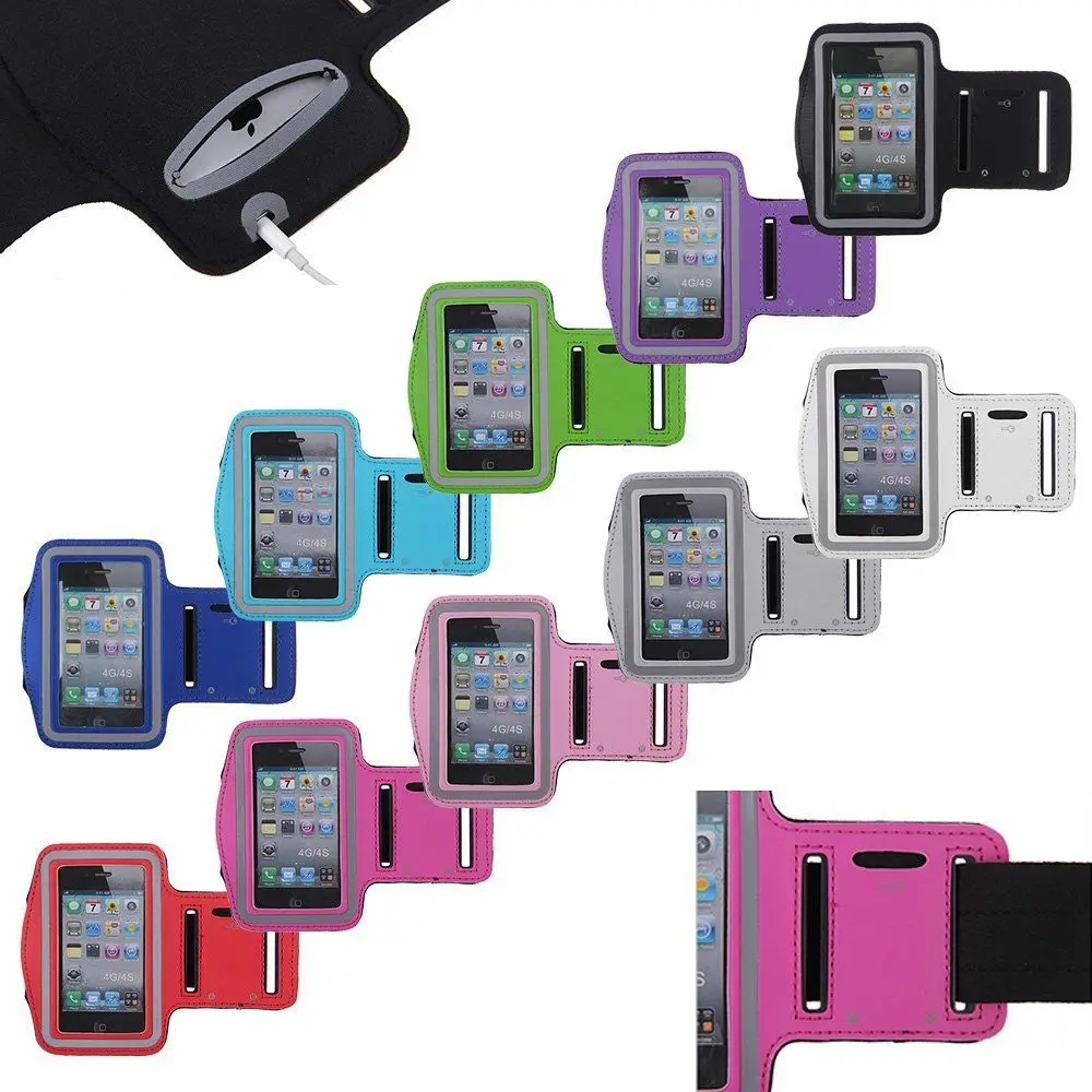 New Sports Running Jogging Gym Armband Arm Band Case Cover Holder for iphone 5 5c 5s 8color s |
