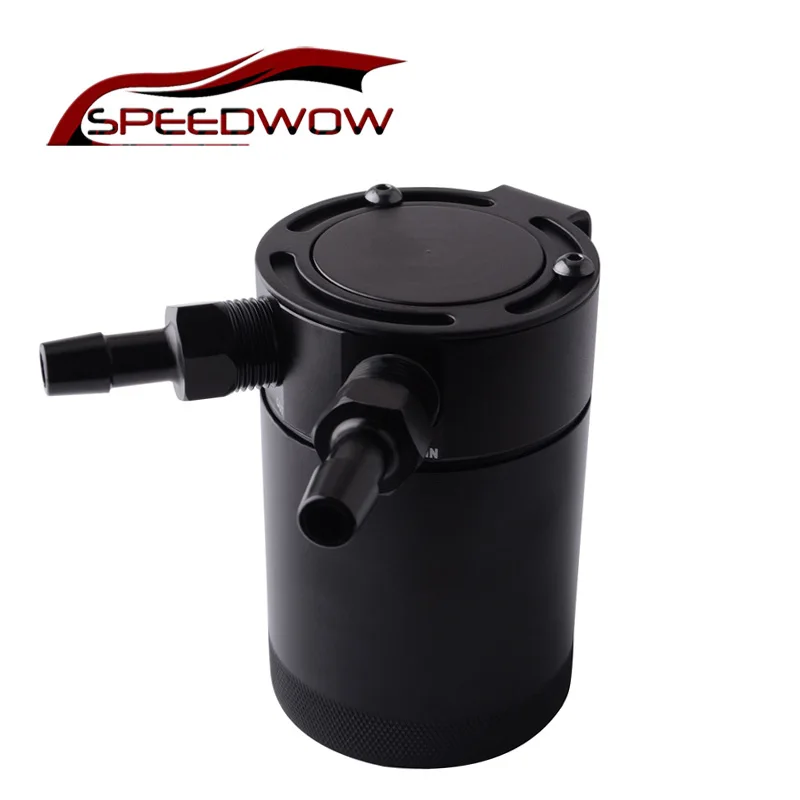 SPEEDWOW 400 мл Алюминиевая 2 х Порты и разъёмы маслоуловитель резервуар Универсальный