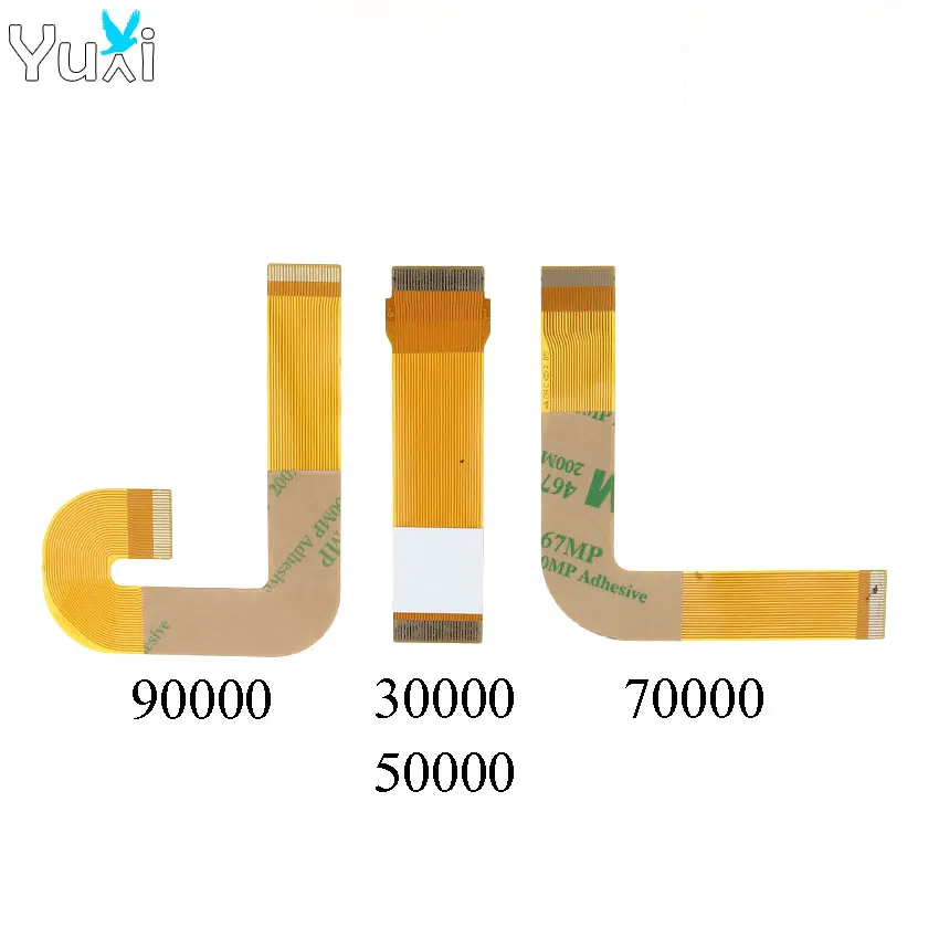 

YuXi 100 шт. ленточный кабель 3 Вт 5 Вт 7/90000x Лазерная линза для PS2 Slim Flex соединение SCPH 30000 50000 70000 90000 Замена