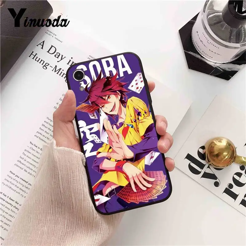 Чехол для телефона Yinuoda No Game NO life Anime iPhone 5 5Sx 6 7 7plus 8 8Plus X XS MAX XR 10 11 pro max | Мобильные