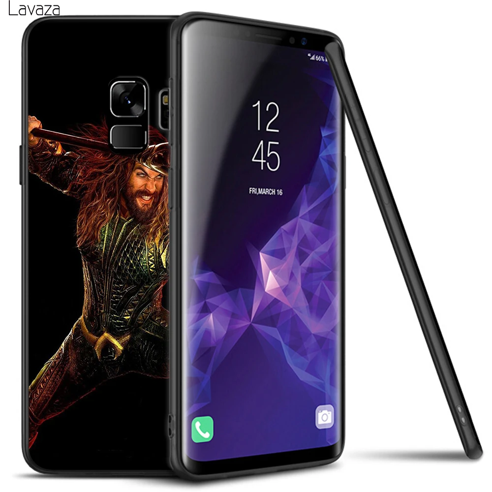 Мягкий чехол Lavaza Aquaman для Galaxy Note 8 9 S7 edge S8 S9 S10 Plus S10e M10 20 30 |