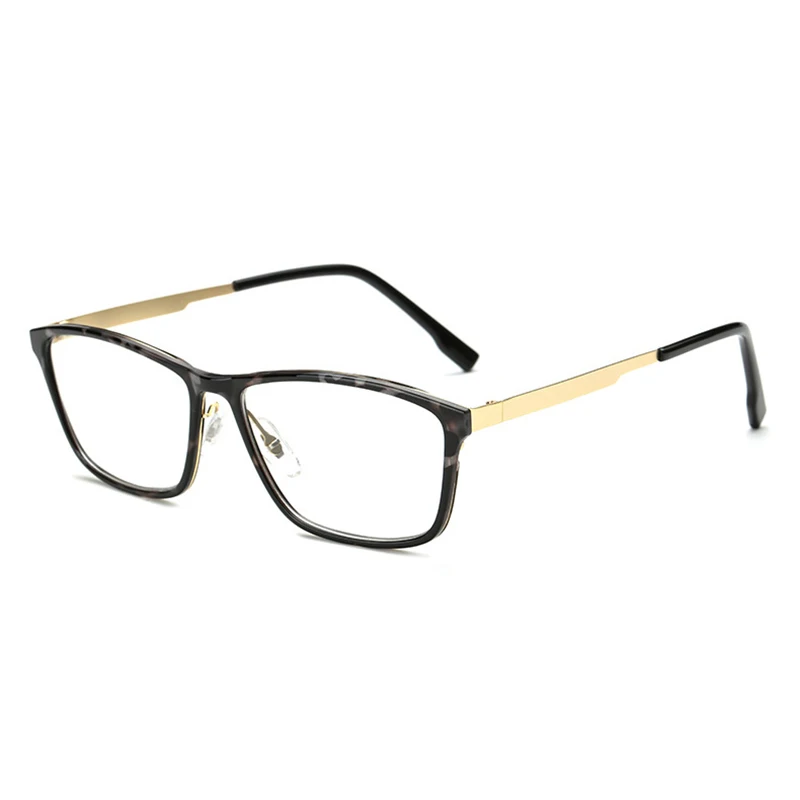 

Metal Eyeglass Frames Vintage Men Women Designer TR90 Square Frame Optical Eye Glasses Frame Can Match Lenses JY51068