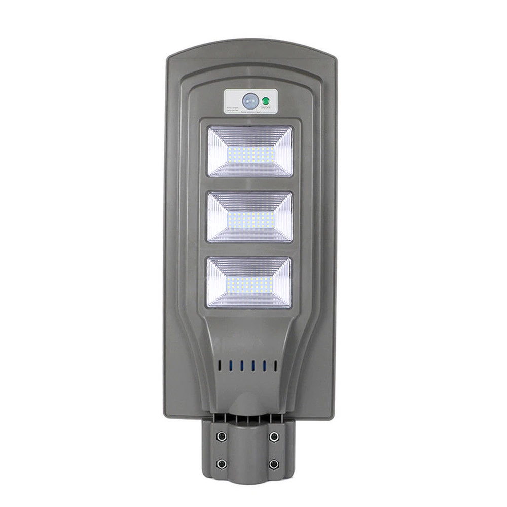 Светодиодный уличный фонарь с солнечным датчиком и чёрным радаром|Прожекторы| |