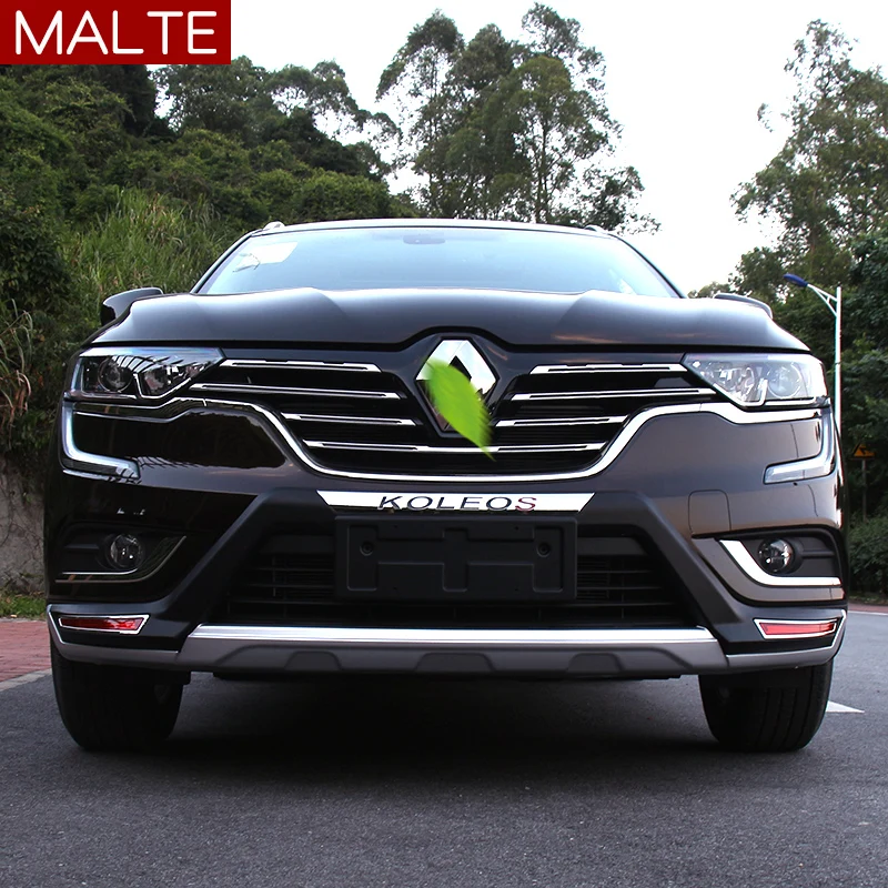 Хорошее качество пластик ABS Хром Передний+ задний бампер Накладка для Renault Koleos автомобильный Стайлинг
