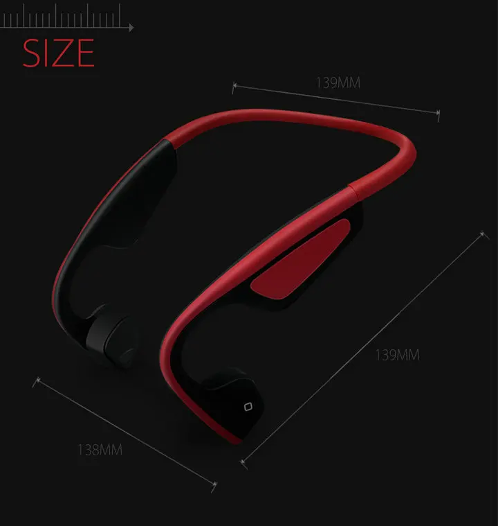Наушники Bluetooth с костной проводимостью-открытая стереогарнитура HD с защитой от пота и шума для прослушивания музыки во время занятий спортом