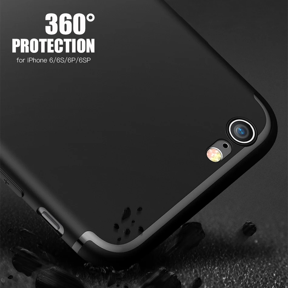 Чехол KOLPLER для iphone 6s мягкий чехол из ТПУ ультратонкий легкий матовый ударопрочный