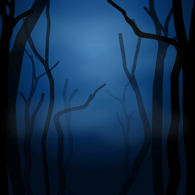 Allenjoy Photographic backdrop Hazy Blue Forest Trees Halloween Baby Vinyl Camera fotografical background photography studio | Электроника
