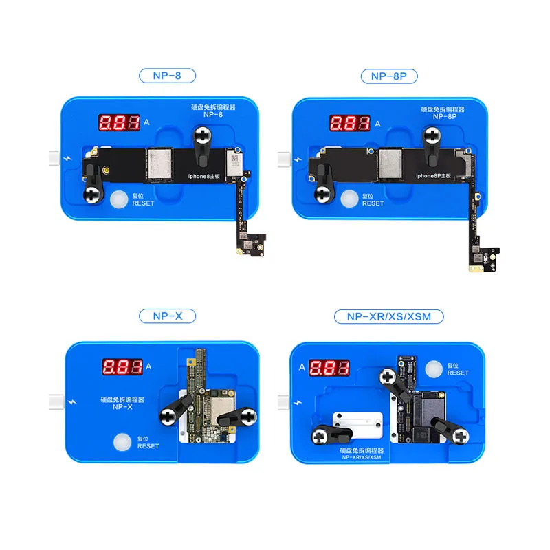 Неудаляемый программатор NAND на жесткий диск для iPhone 6S 6SP 7G 7P 8G 8P X XR XS XSMAX считывание