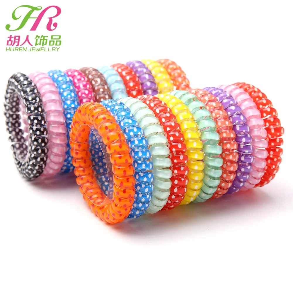 10 шт./партия Разноцветные эластичные резиновые аксессуары для волос телефонных