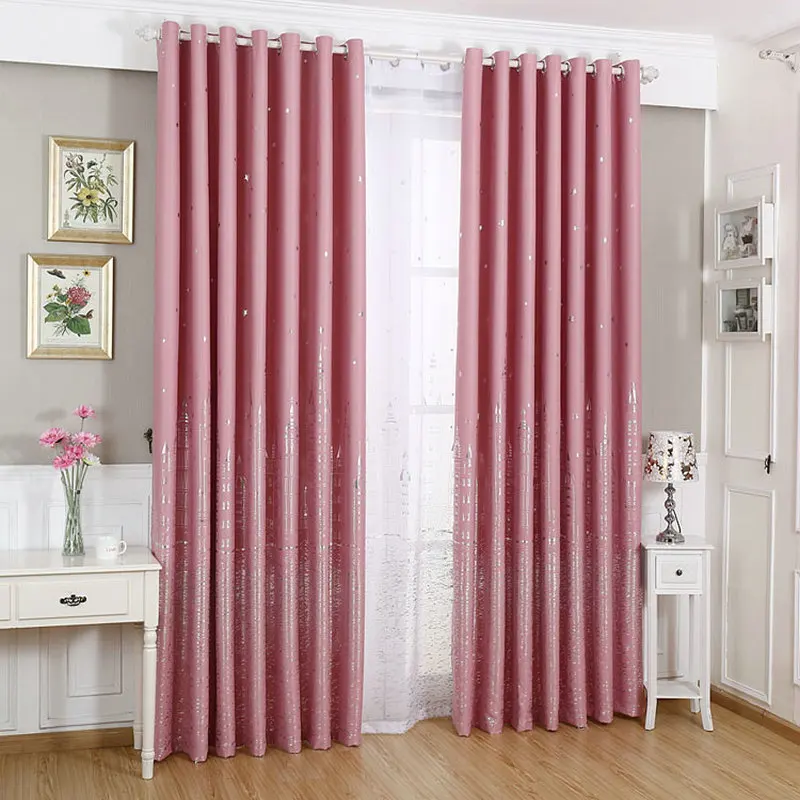 2017 новое поступление с принтом &quotзамок&quot светонепроницаемые шторы для детской