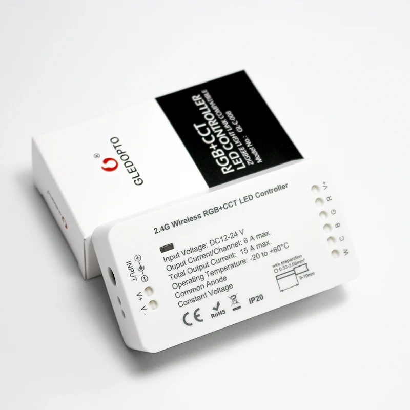 ZIGBEE контроллер zll звено, светлый RGB+ CCT контроллер светодиодной ленты smart app управление Совместимо с zigbee 3,0 и Amazon Echo plus