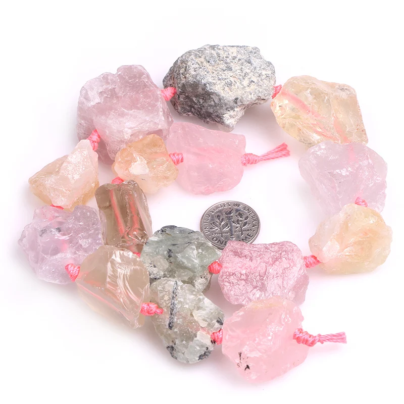 Gem-inside 20-30x22-32 мм 15 дюймов натуральный большой бисер произвольной формы необработанные кварцевые бусины для изготовления ювелирных изделий бисер «сделай сам» для ювелирных изделий