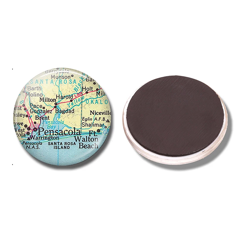 PACK OF 1 Королевство Дания карта 30 мм магнит на холодильник copenhen путешествия стеклянный купол магнитные стикеры на холодильник Note держатель домашний декор - Цвет: PACK OF 1