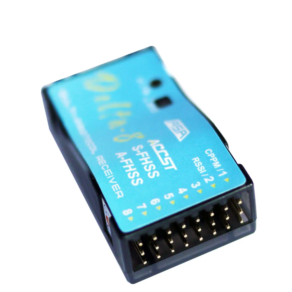 FrSky Delta-8 мультибрендовый приемник 2,4 ГГц 8CH D8/V8 Futaba S-FHSS/FHSS Hitec AFHSS совместимый