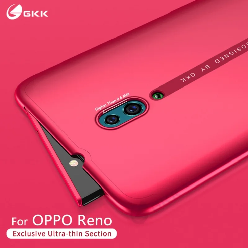 GKK 2 в 1 чехол для OPPO Reno Z 10X Zoom Case двойная защита противоударный Ультратонкий матовый чехол для OPPO Reno Z 10X Zoom Case