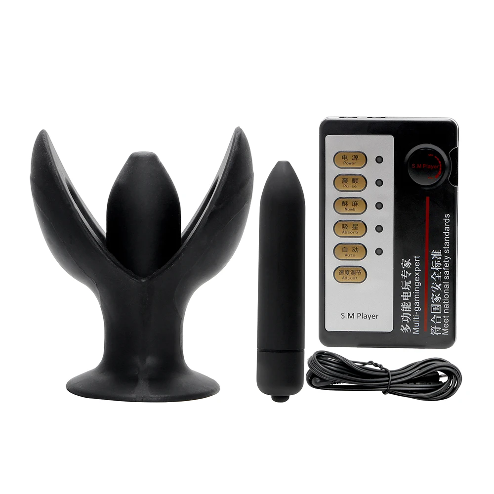 IKOKY Opening Butt Plug Adult Games Anal Expander Dilator Electric Shock Prostate Massage Sex Toys for Women Vibrator | Красота и