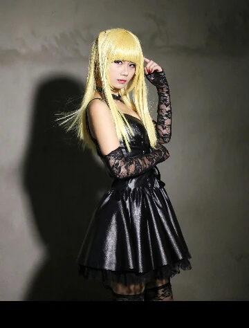 

Косплей-костюм аниме «Death Note Misa Amane», черное платье, аксессуары