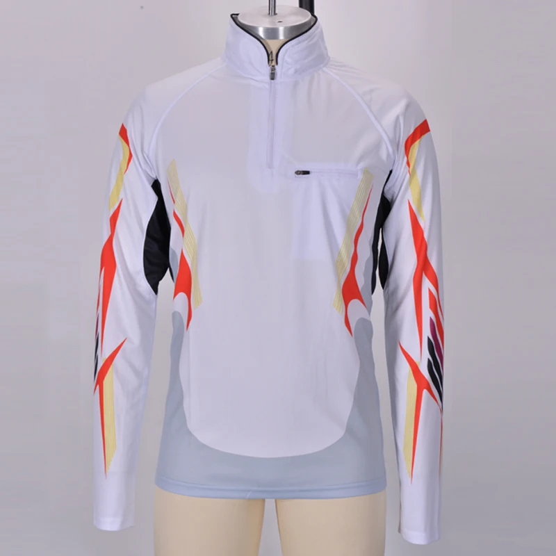 Одежда для рыбалки большого размера Влагоотводящая дышащая футболка с длинным