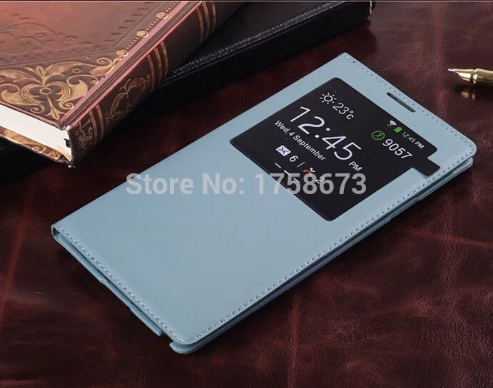 Чехол с микросхемой IC для Samsung Galaxy Note 3 III Note3 NoteIII N9000 роскошный кожаный откидной