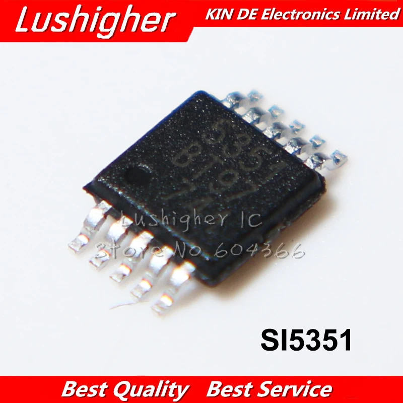 

10 шт. SI5351A MSOP-10 SI5351 MSOP10 SI5351A-B-GTR MSOP 5351 SMD
