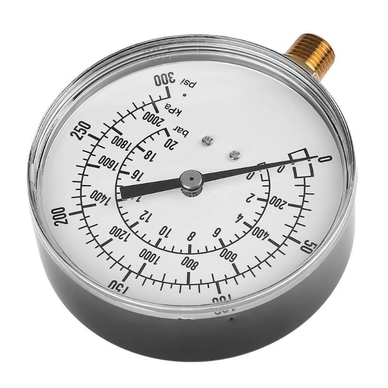 Ts-Y90 1/4 дюймов Npt 3 5 Боковое крепление для лица 0-300Psi 20 бар 2000Kpa Регулируемый мини