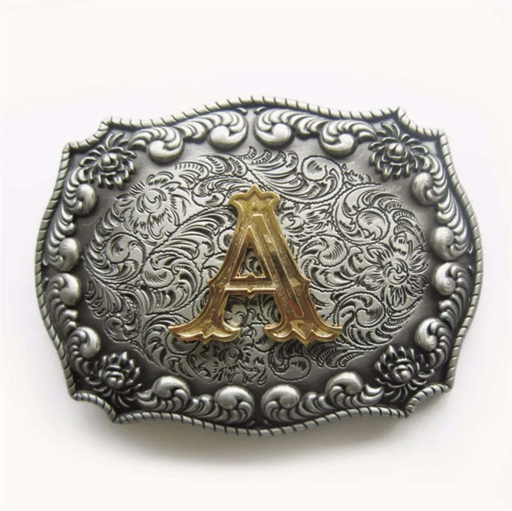 

JEAN'S FRIEND Western Cowboy Cowgirl Original Initial Letter Belt Buckle Stock In US Gurtelschnalle Boucle de Ceinture