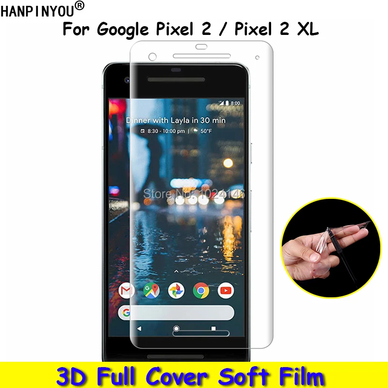 Для Google Pixel2 5 0 дюйма/pixel 2 XL изогнутая 3D Защитная пленка с полным покрытием мягкая