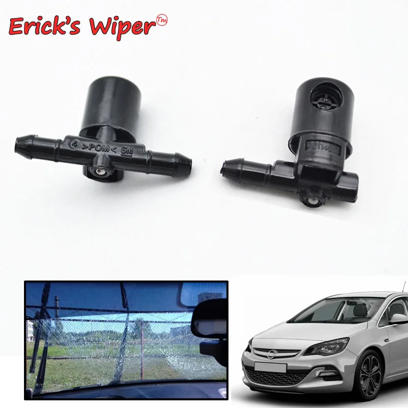 

Erick's Wiper 2Pcs/lot Front Windshield Wiper Washer Jet Nozzle For Opel Vauxhall Astra J 2010- 2015 OE# 13408115/116