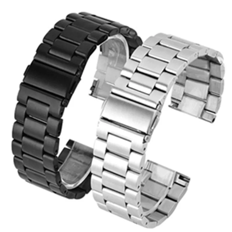 316 ремешок из нержавеющей стали для samsung Galaxy Watch SM-R800 спортивный ремешок браслет на запястье серебристый черный 20 22 24 мм