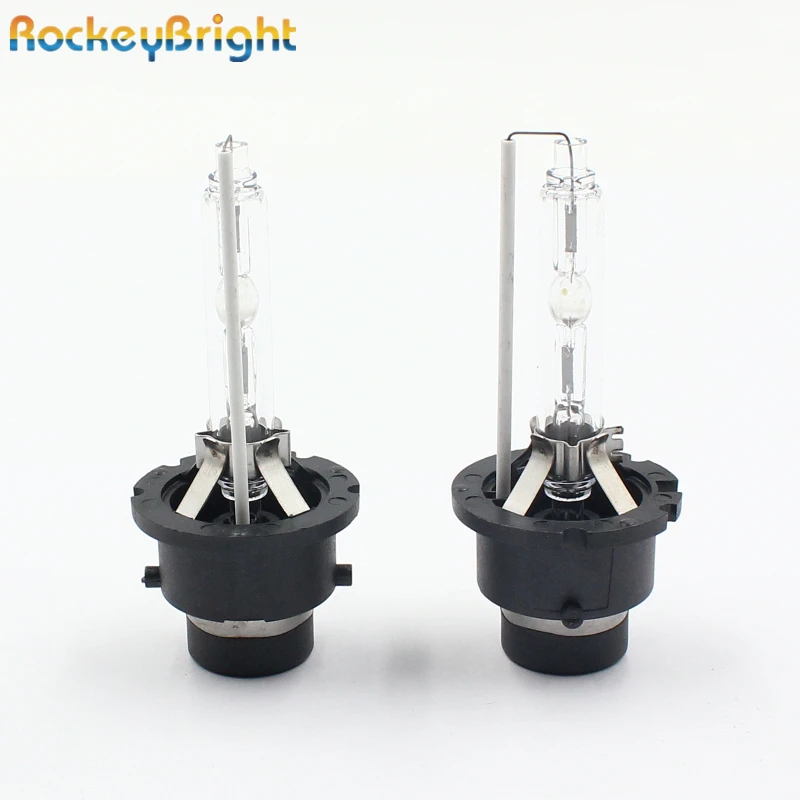 Rockeybright 2 шт. 35 W 12 V автомобиль D4S HID ксеноновая лампа накаливания фары matel базы источник света для автомобиля HID D4S ксенон 4300 K 6000 K 8000 K