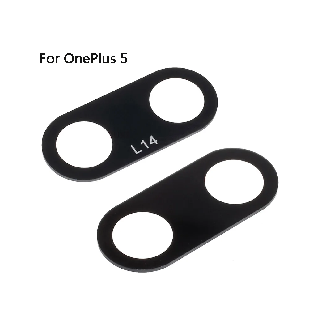 10 шт./лот для OnePlus 5 задняя камера стеклянная крышка объектива Запасная часть One Plus