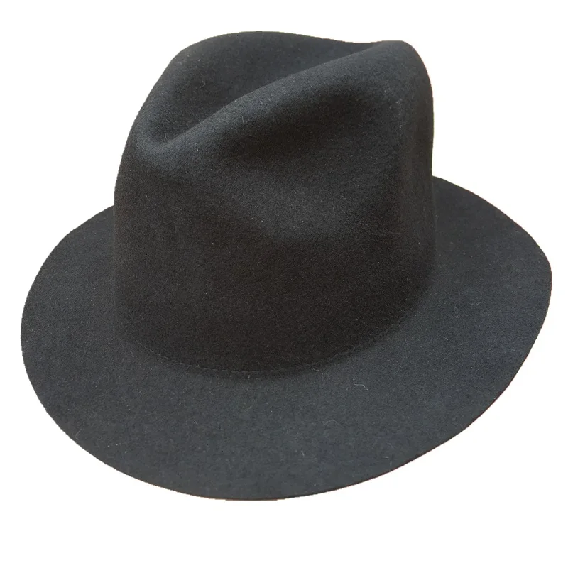 Модная шерстяная фетровая белая шляпа федора для женщин и мужчин|felt fedora hats|wool felt