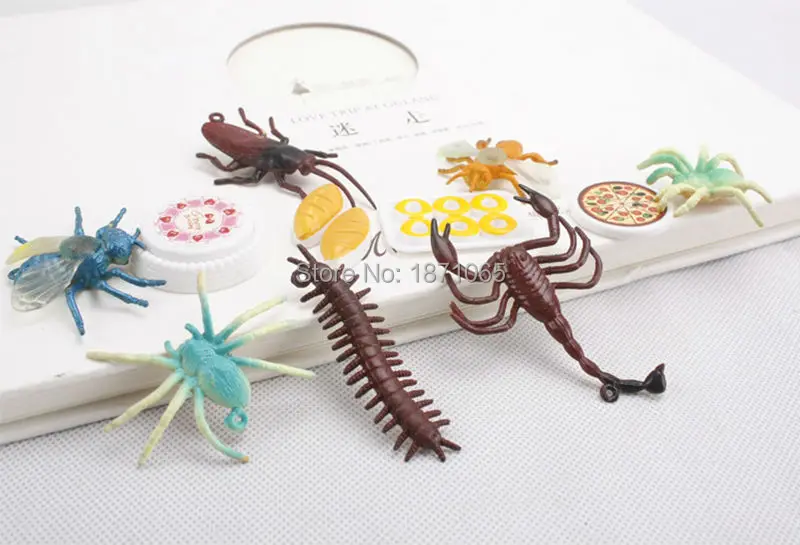 17 шт./лот аниме в виде насекомых стимуляция мира фигурки животных игрушки