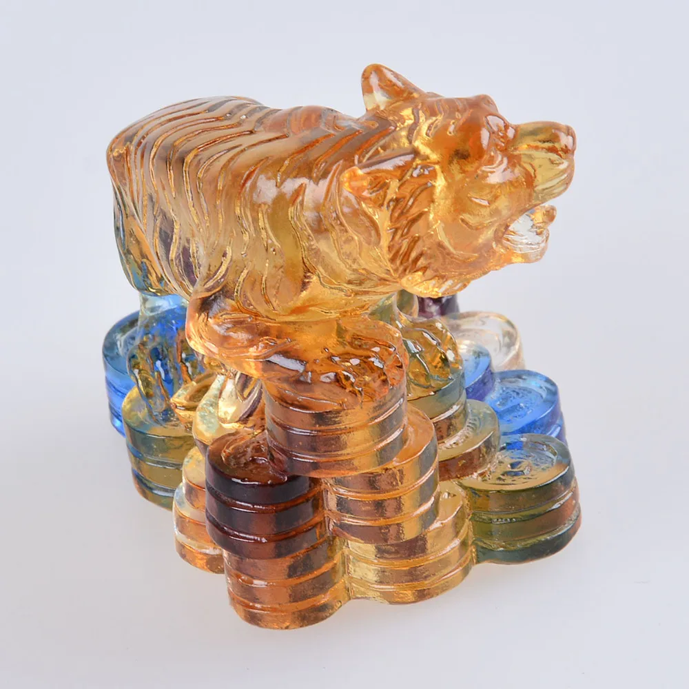 Liuli 12 Китайские знаки зодиака животных фигурка тигра пресс-вес красивые предметы