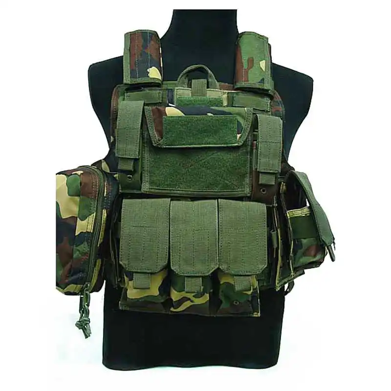 woodland Тактический жилет molle CIRAS страйкбол боевой жилет W/подсумок для журналов Releasable Armor Plate Carrier Strike жилеты охотничья одежда - Цвет: woodland