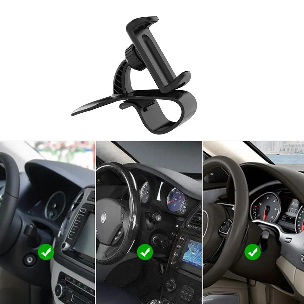 

Car Phone Holder Universal Car Dashboard Cell Phone GPS Mount Holder Stand Anti-skid HUD Design Phone Cradle Clip Car-styling