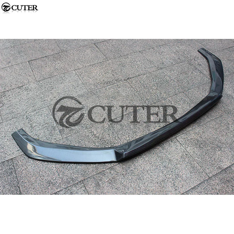 Спойлер для переднего бампера из углеродного волокна Volkswagen Scirocco standard bumper KT style