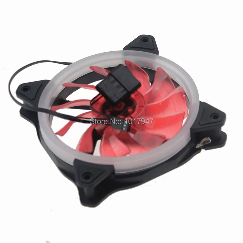5 шт./партия Aura 120 мм x 25 12 см вентилятор охлаждения корпуса компьютера с красным