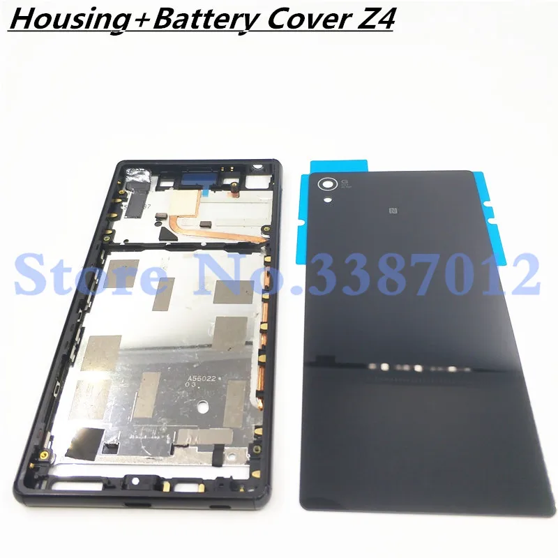 Оригинальный Полный Корпус для Sony Xperia Z4 Z3 Plus E6553 E6533 ЖК-панель средняя рамка Корпус Крышка батарейного отсека Боковая кнопка