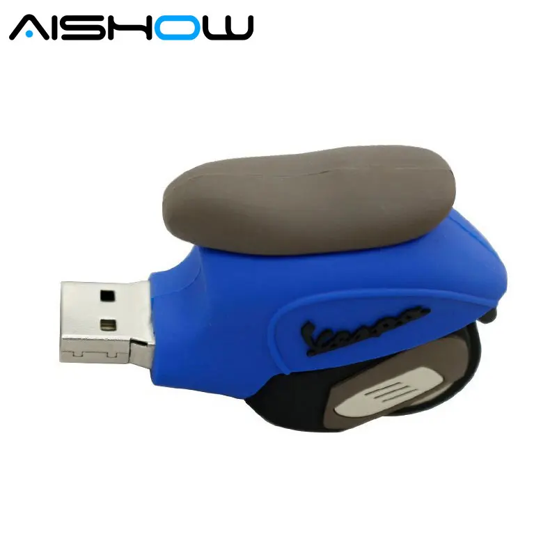 Флэш накопитель usb 64 ГБ флэш 32 16 8 4 Новый стиль женский мотоцикл 2.0 карта в