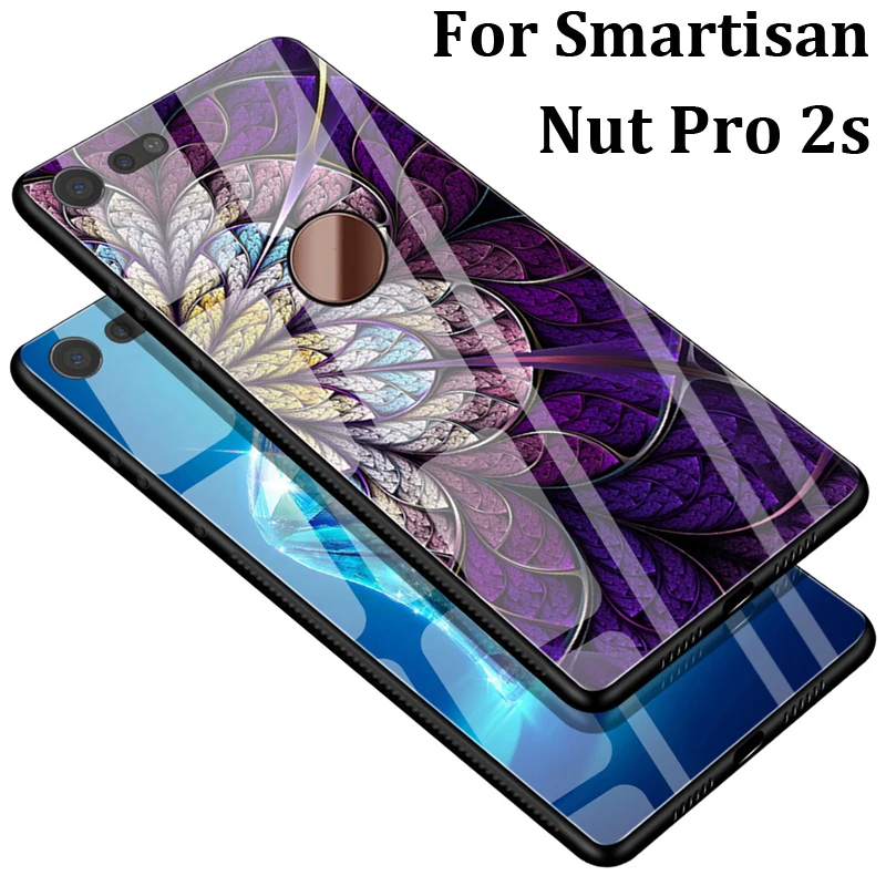 Для Smartisan Nut Pro 2s Чехол из закаленного стекла Твердый для Pro2s Мягкий бампер