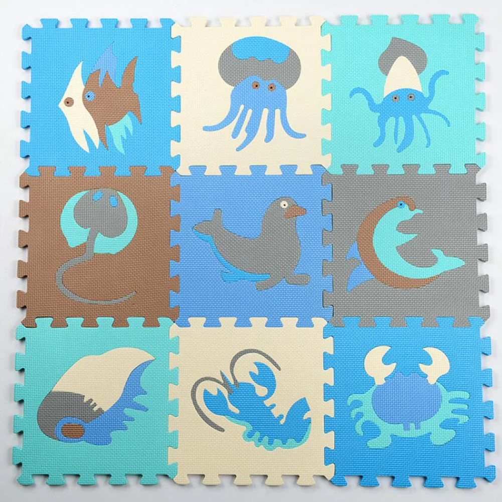 EVA 9 шт./упак. детский и игровой напольный коврик экологически чистый Поролоновый