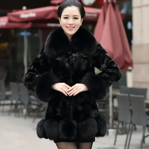 Пальто из искусственного меха женские шубы 2019 S-6XL зимние толстые пальто плюс