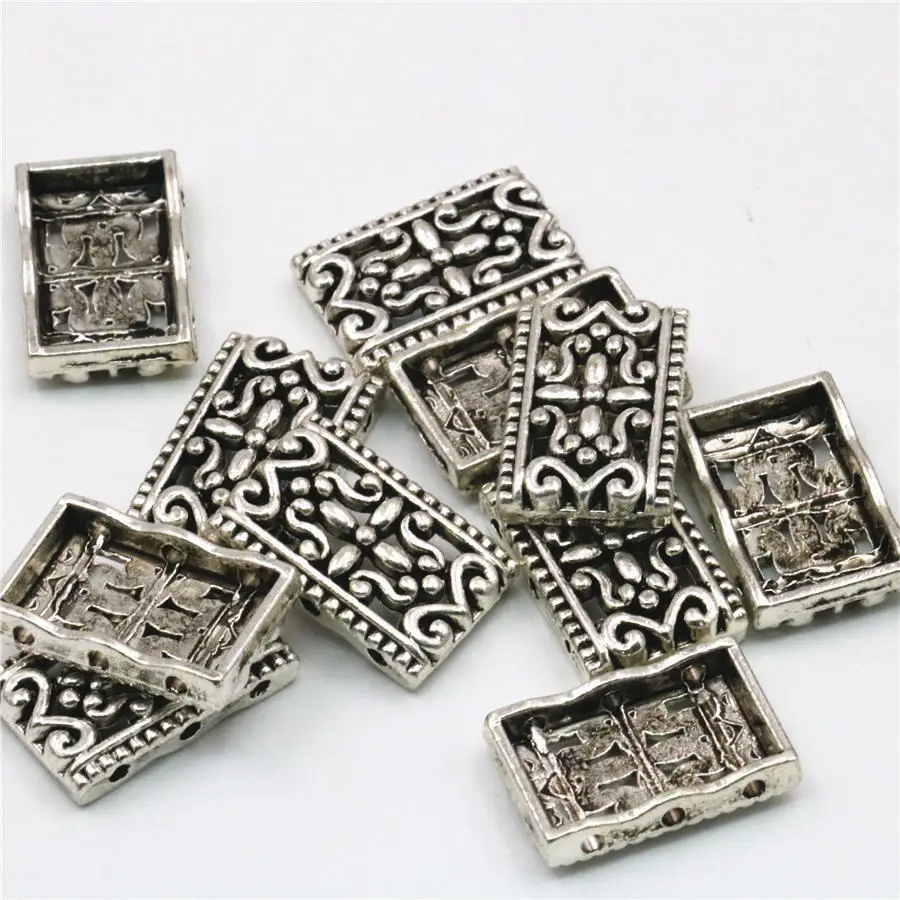 10 шт. 3 ряда прямоугольные разделительные бусины | Украшения и аксессуары