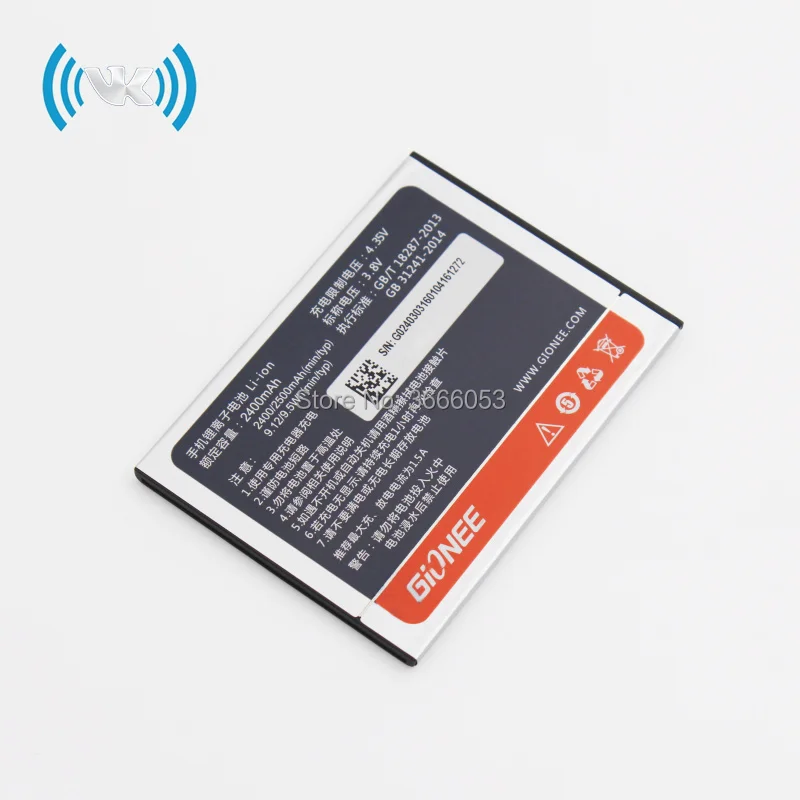 Новинка аккумулятор VK 2400 мАч/3 8 Вт/ч в фотоаккумулятор для Gionee GN3002 GN3003 F100S F100A F100L