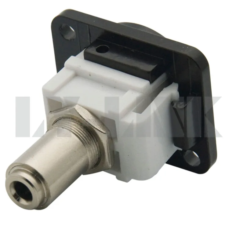 Металлический аудиоразъем гнездо-гнездо типа D 3 5 мм черного цвета | Электроника